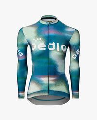 Pedla 薄長袖車衣Colour Wheel LS Classic Jersey Motion Teal 女款 藍