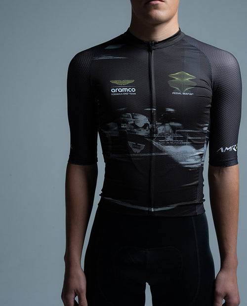 PedalMafia 車衣 Core Jersey Aston Martin Aramco F1® Team Charcoal 男款 黑