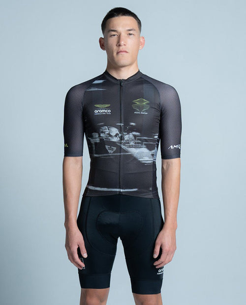 PedalMafia 車衣 Core Jersey Aston Martin Aramco F1® Team Charcoal 男款 黑