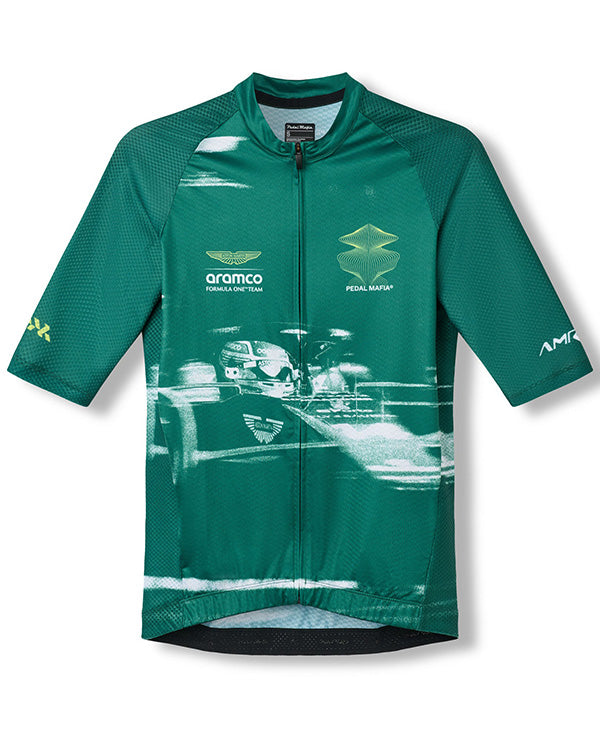 【預購】PedalMafia 車衣 Core Jersey Aston Martin Aramco F1® Team Green 男款 綠