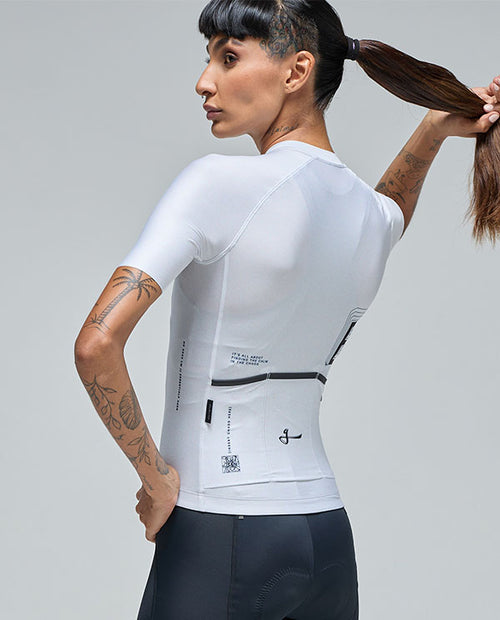 Givelo 車衣Jersey SS Essential Aero CHAOS Calm 迷途白 男女共版