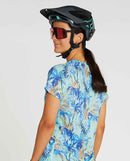 DHaRCO MTB SS Jersey Razzle 女-短袖-藍
