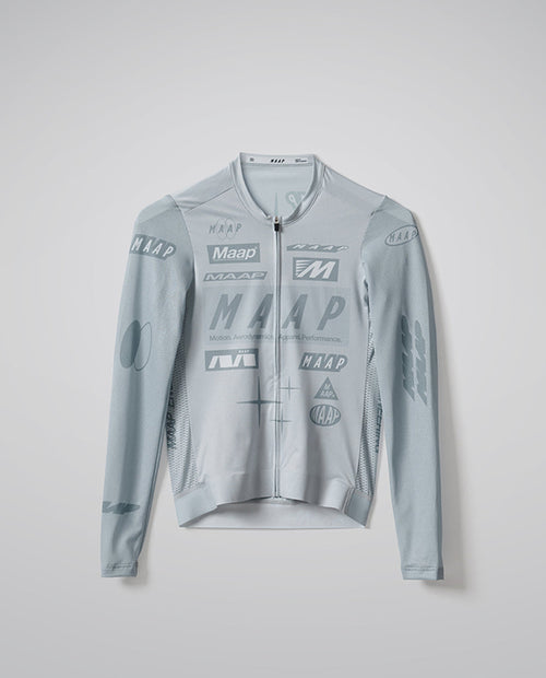 MAAP 車衣 Drome Pro Air LS Jersey 3.0 Ice Gray 長袖 男款 灰