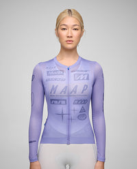 MAAP 車衣 Drome Pro Air LS Jersey 3.0 Lavender 長袖 女款 紫