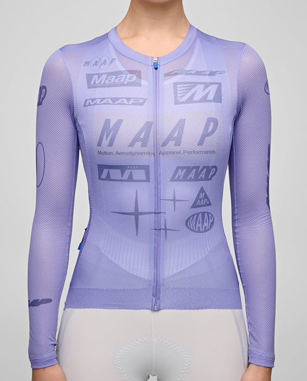 MAAP 車衣 Drome Pro Air LS Jersey 3.0 Lavender 長袖 女款 紫