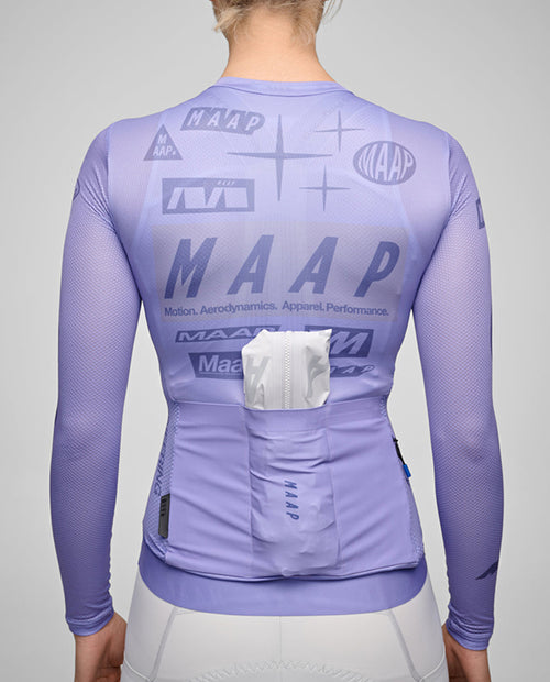 MAAP 車衣 Drome Pro Air LS Jersey 3.0 Lavender 長袖 女款 紫