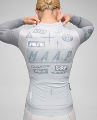MAAP 車衣 Drome Pro Air LS Jersey 3.0 Ice Gray 長袖 女款 灰