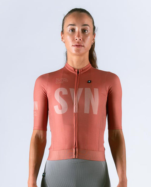 Biehler 車衣 PRO Jersey Blossom 女款 粉橘