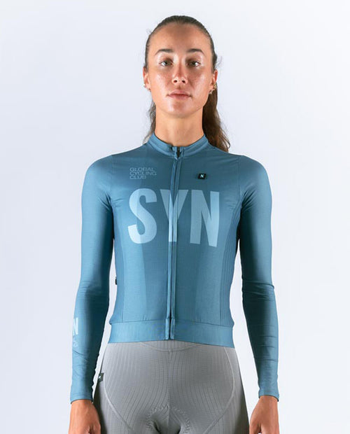 Biehler 薄長袖車衣 Pro LS Jersey Venice 女款 藍