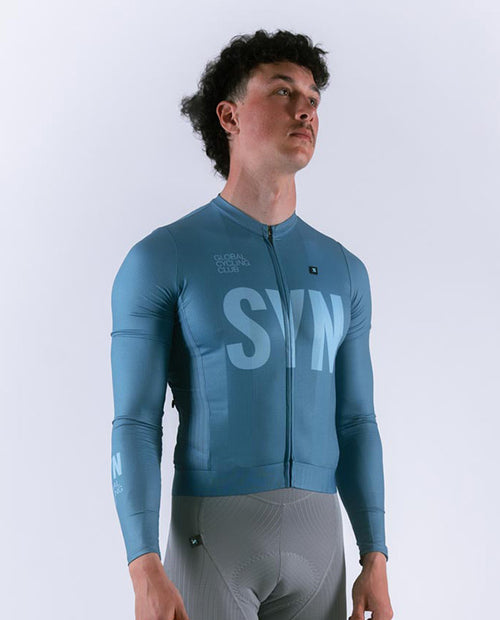 Biehler 薄長袖車衣 Pro LS Jersey Venice 男款 藍