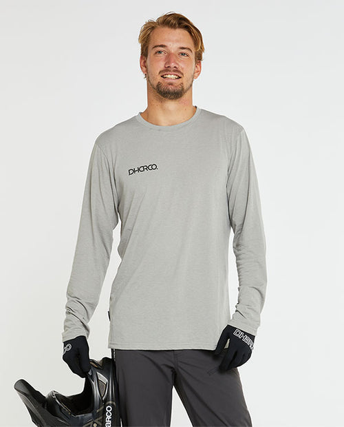 DHaRCO T恤 LS SpaceGrey 長袖-男-灰