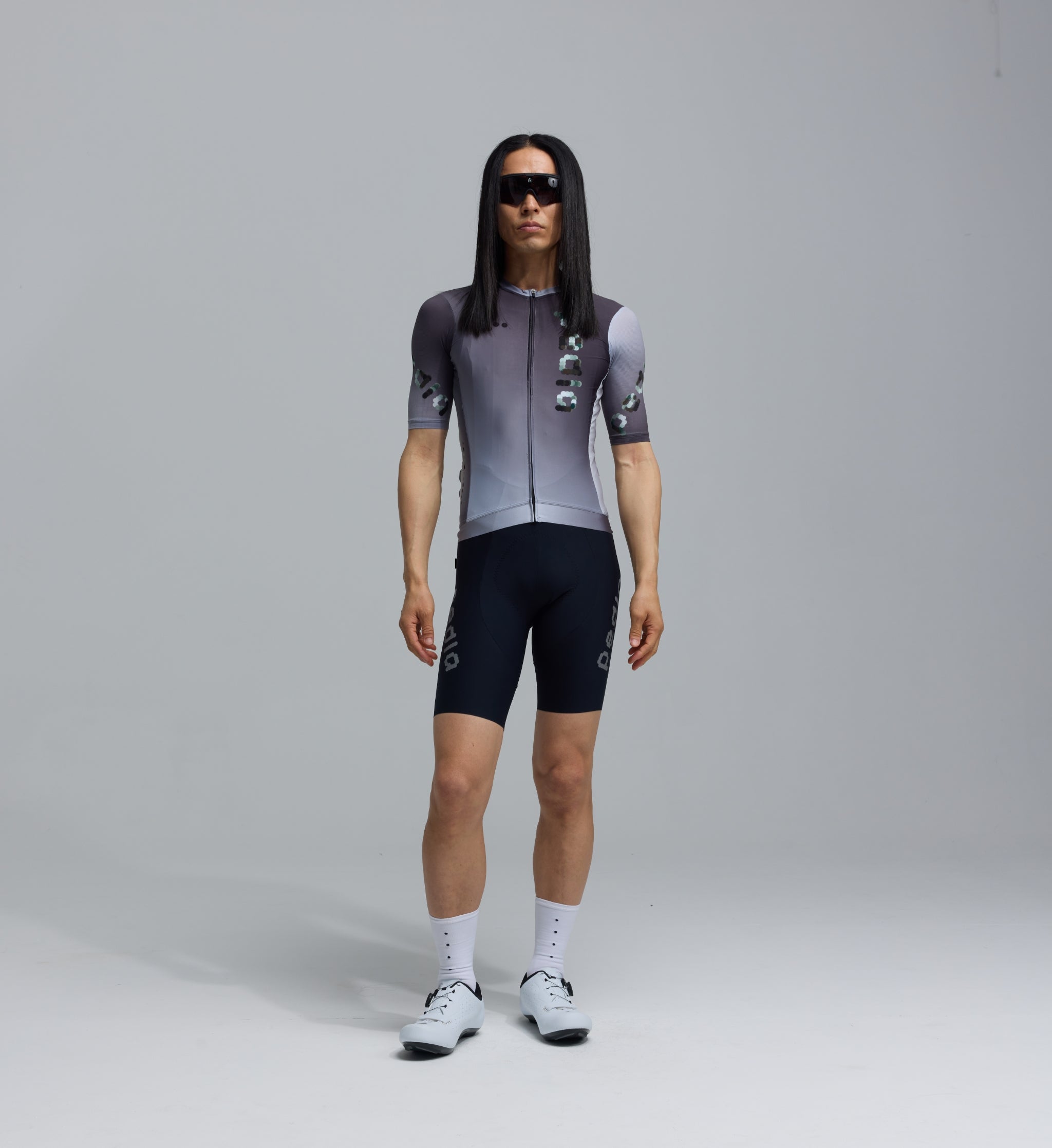 Pedla 車衣 Dots Classic Jersey Grey Fade 男款 漸層灰