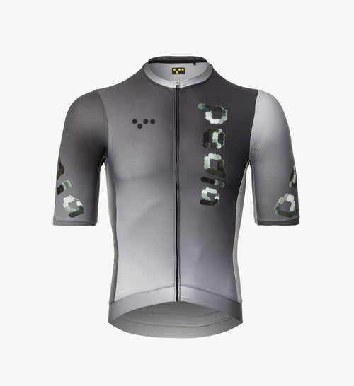 Pedla 車衣 Dots Classic Jersey Grey Fade 男款 漸層灰