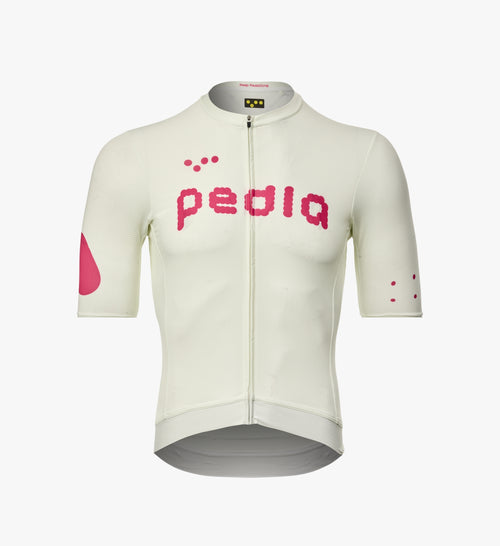 Pedla 車衣 Dots Classic Jersey Procelain Fuchsia 男款 瓷白