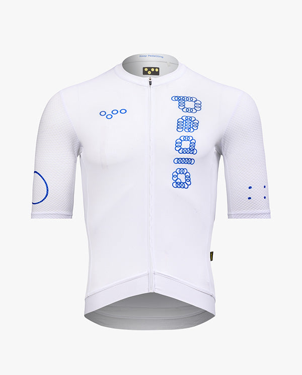 Pedla 車衣 Dots LunaAir Jersey White 女款 白
