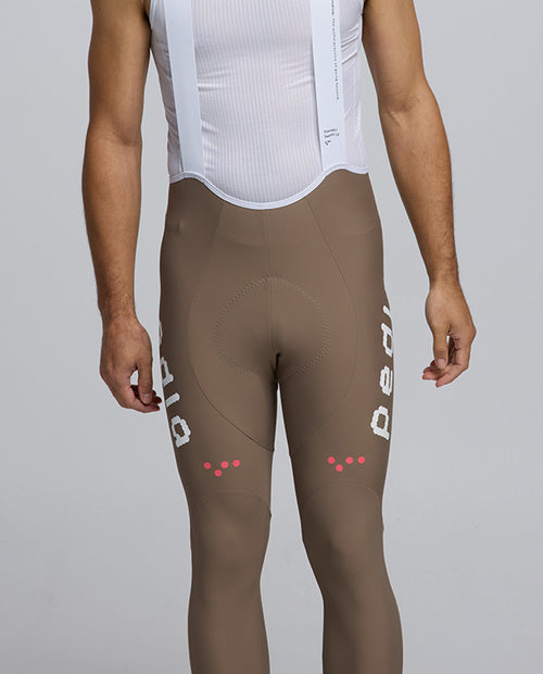 Pedla 薄長褲 Dots SuperFIT2.0 Bib Tight Stone 男款 灰棕