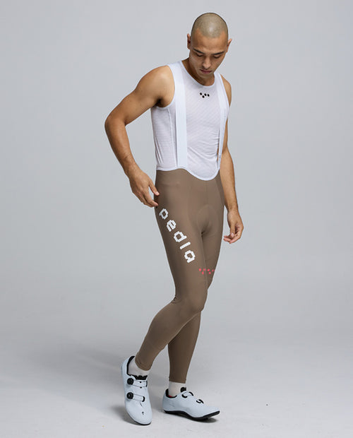 Pedla 薄長褲 Dots SuperFIT2.0 Bib Tight Stone 男款 灰棕