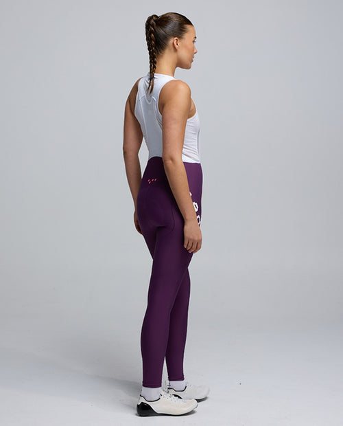 Pedla 薄長褲 Dots SuperFIT2.0 Bib Tight Aubergine 女款 茄紫