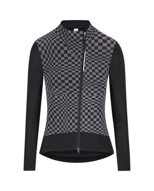 Q36.5 保暖外套Dottore Hybrid Jacket Check Grey 女款 灰黑格