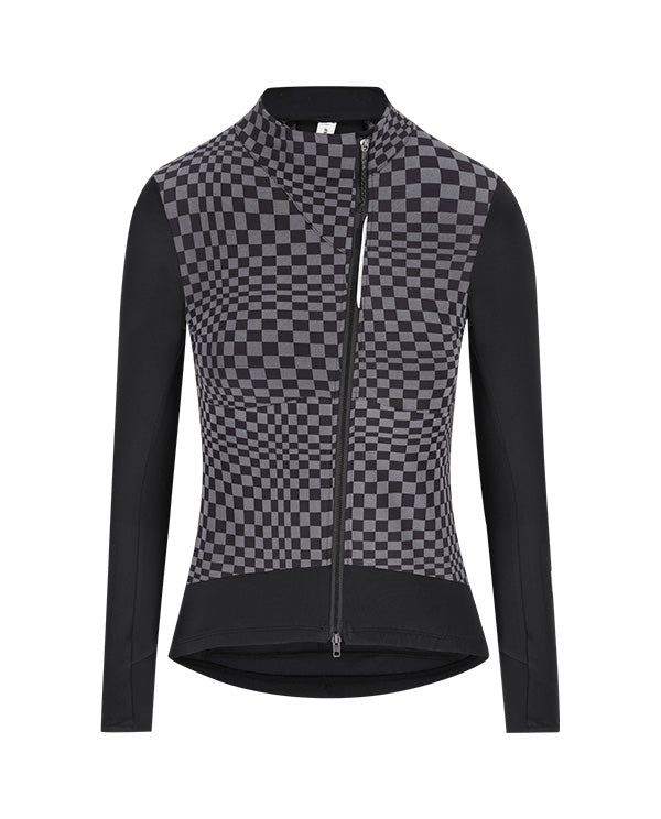 Q36.5 保暖外套Dottore Hybrid Jacket Check Grey 女款 灰黑格