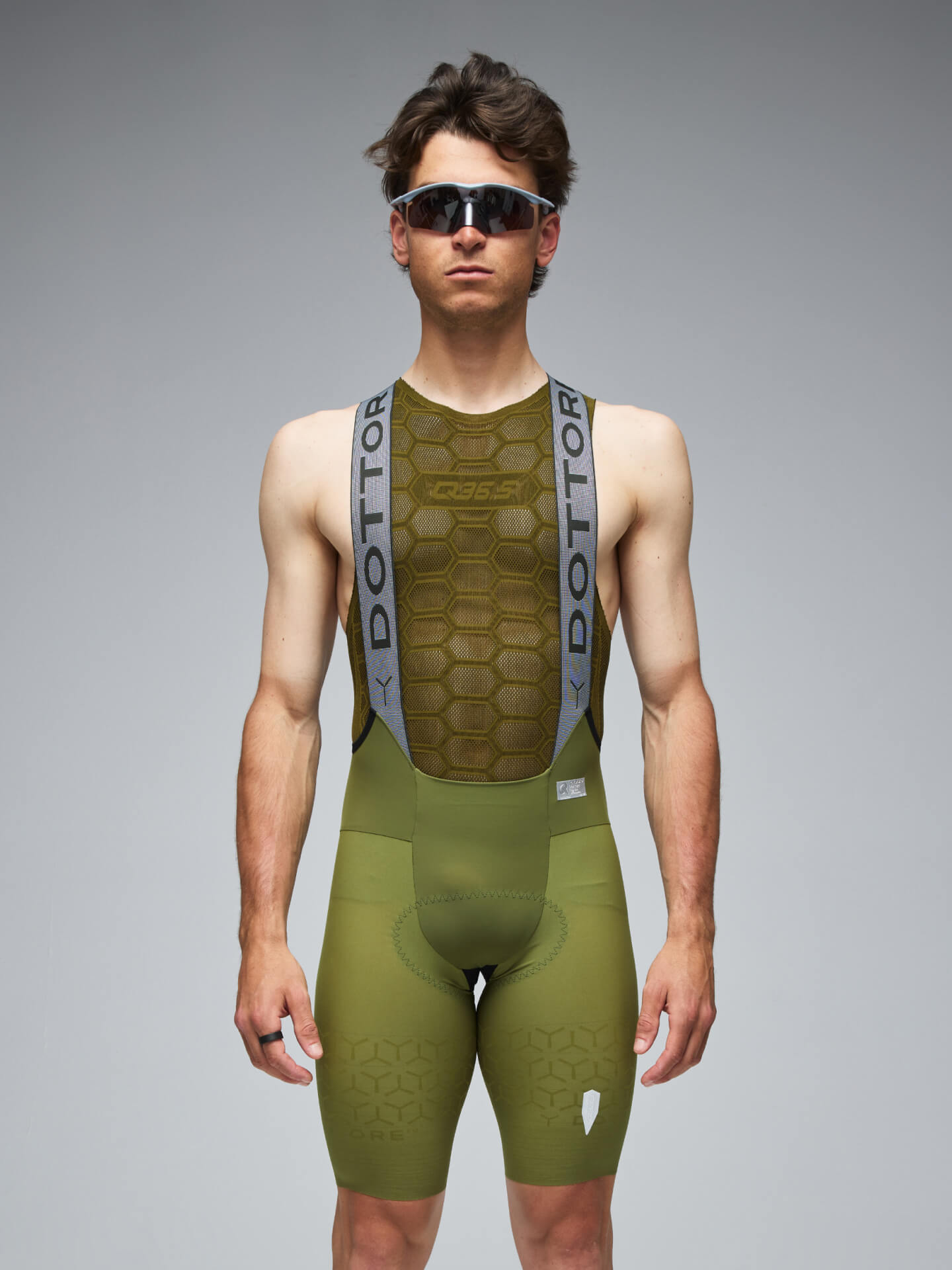 Q36.5 車褲Dottore Pro Bib Shorts Drab Green 男款 草綠