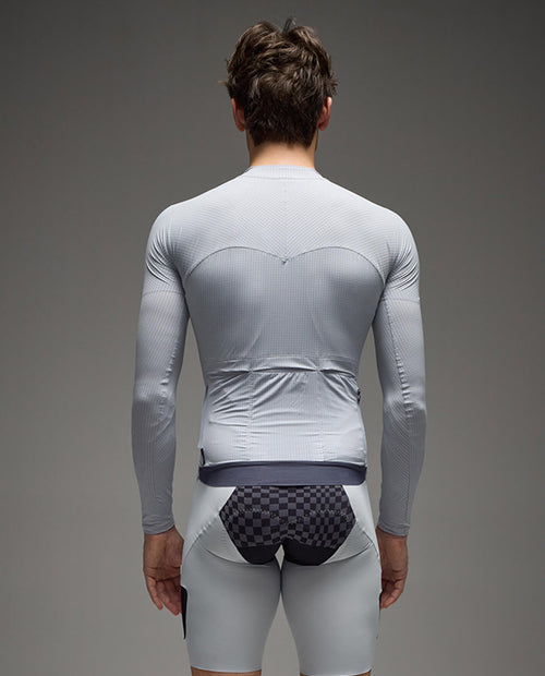 Q36.5 薄長車衣 Dottore Pro LS Jersey Ice Grey 男款 淺灰