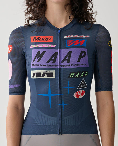 MAAP 車衣 Drome Pro Air Jersey 3.0 Midnight 短袖 女款 深藍