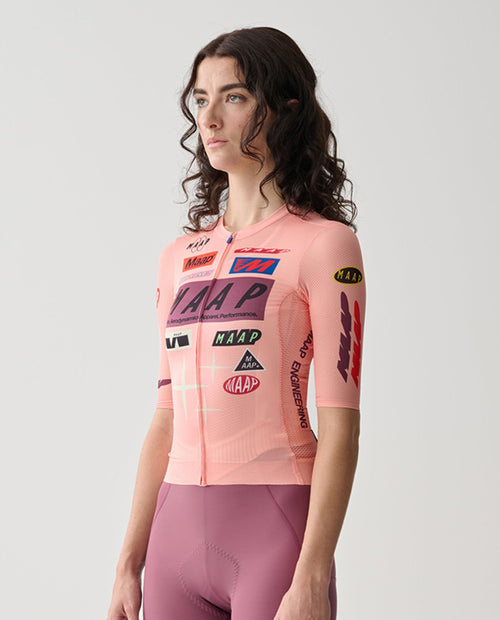 MAAP 車衣 Drome Pro Air Jersey 3.0 Peach 短袖 女款 粉橘