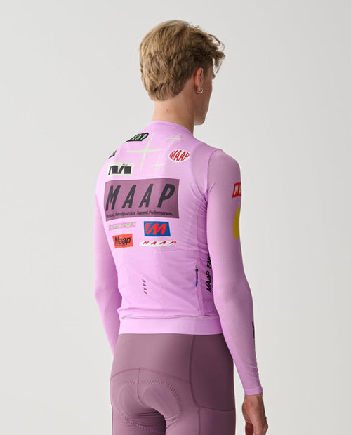 MAAP 車衣 Drome Pro Air LS Jersey 3.0 Lily 薄長袖 男款 粉