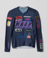 MAAP 車衣 Drome Pro Air LS Jersey 3.0 Midnight 薄長袖 男款 深藍