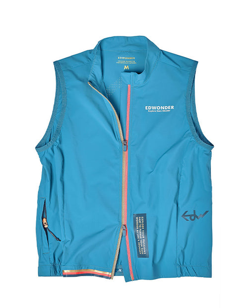 EDW 防潑水背心EdW Edition Vest Adriatic Blue 男款 深海藍