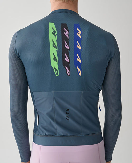 MAAP 車衣 EVADE X PRO AIR LS Jersey 3.0 Uniform Blue 長袖 男款 深藍