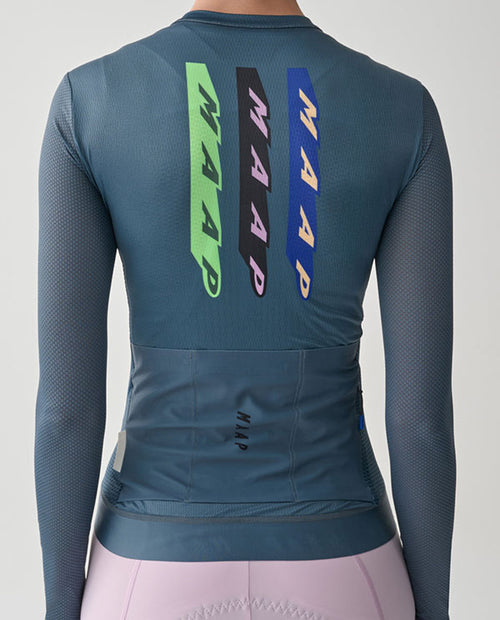 MAAP 車衣 EVADE X PRO AIR LS Jersey 3.0 Uniform Blue 長袖 女款 深藍