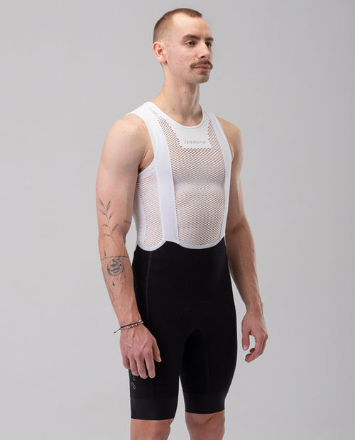 Isadore 車褲 Echelon Aero Bib Shorts Black White 男款 黑