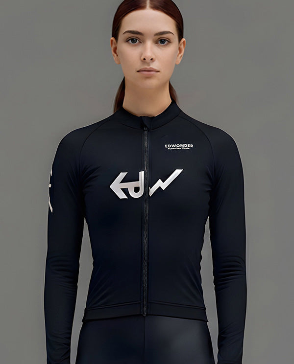 EDW 車衣EdW Jersey Thermal LS 2.0 Black 長袖 女款 黑