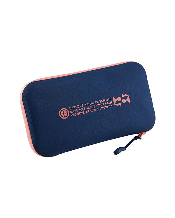EdWonder 包 Multi-use Wallet 2.0 Petrol-Coral Pink L 藍/粉字