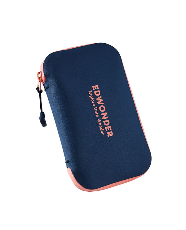 EdWonder 包 Multi-use Wallet 2.0 Petrol-Coral Pink S 藍/粉字