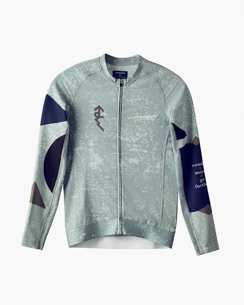 EdWonder 薄長車衣 Wonder More LS Jersey Summit Grey 男款 灰
