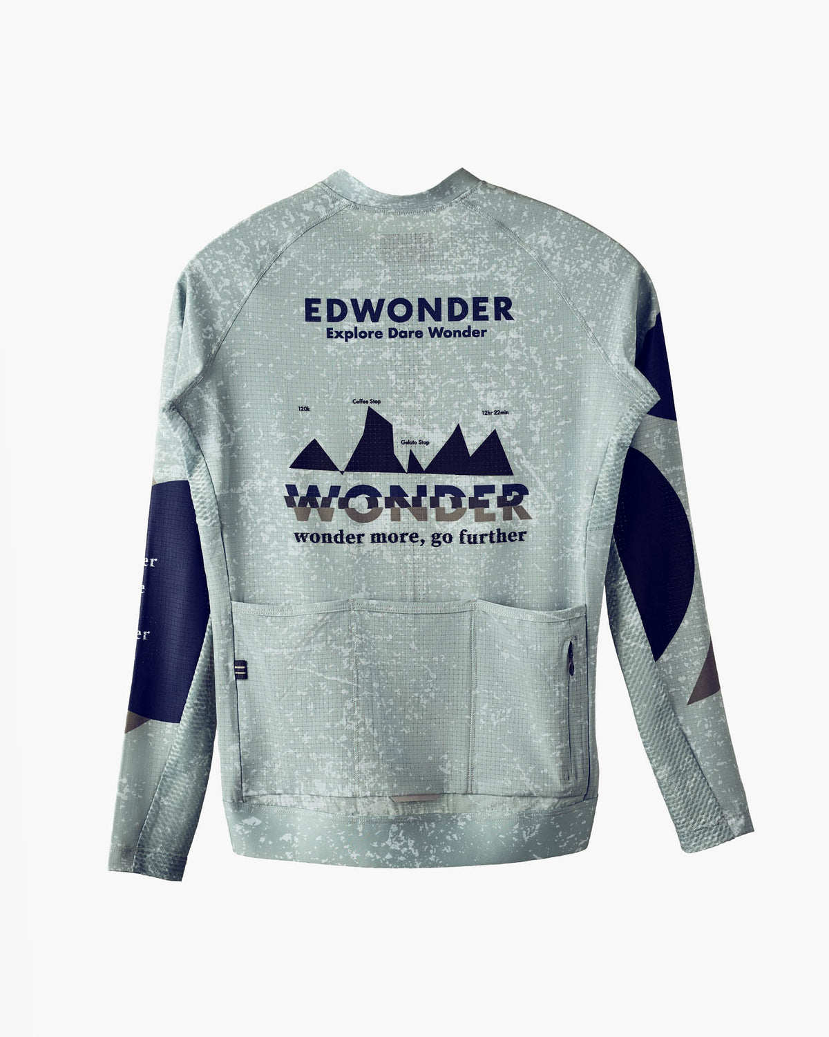 EdWonder 薄長車衣 Wonder More LS Jersey Summit Grey 男款 灰