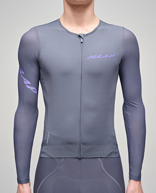 MAAP 車衣 Emerge Jersey Galaxy Blue 長袖 男款 灰藍