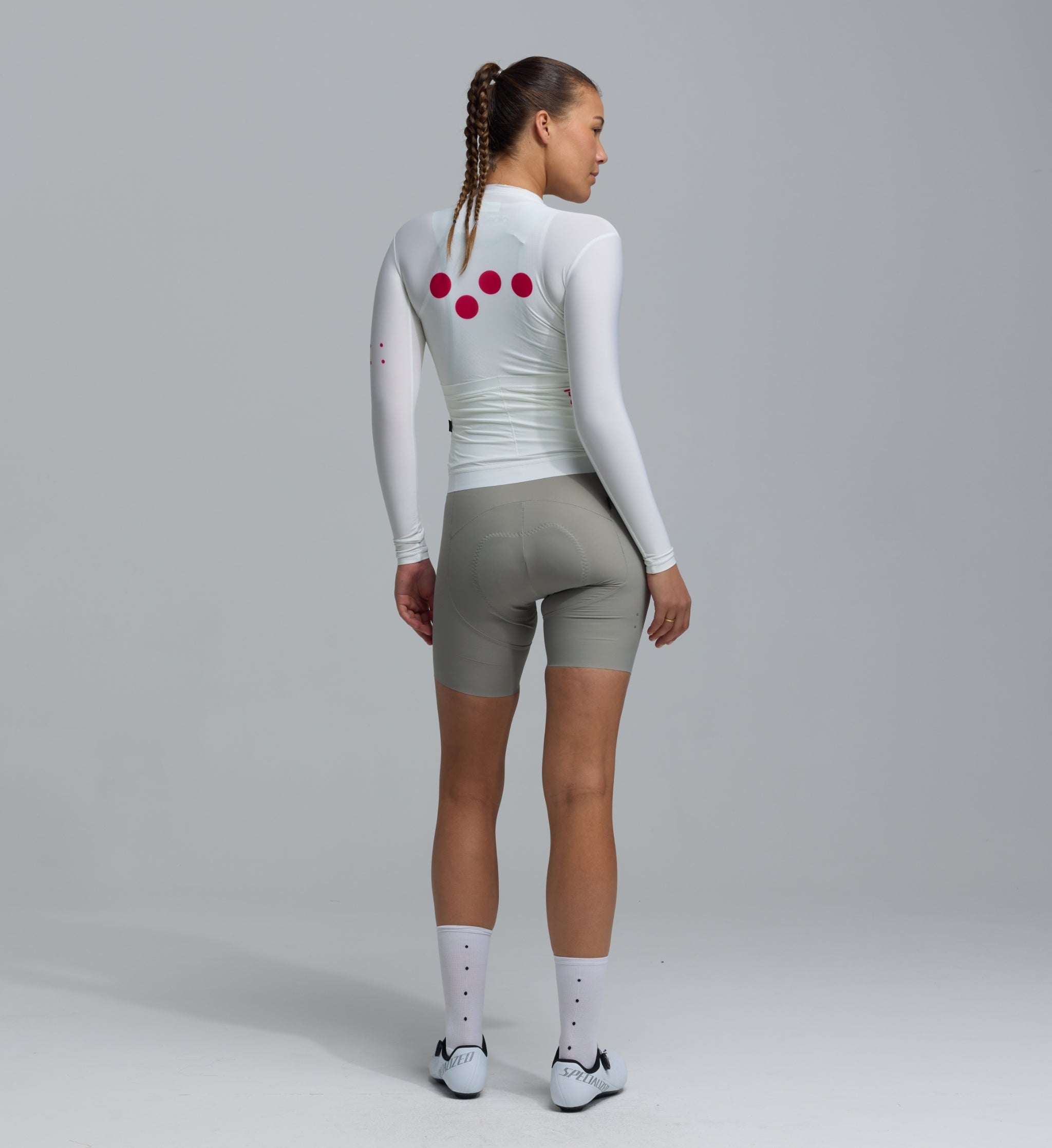 Pedla 薄長袖車衣 Essentials Classic LS Jersey Porcelain 女款 瓷白