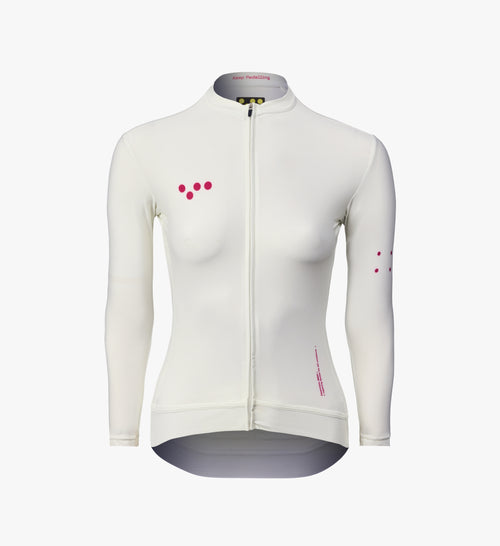 Pedla 薄長袖車衣 Essentials Classic LS Jersey Porcelain 女款 瓷白