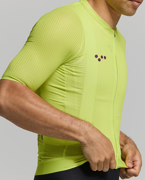 Pedla 車衣 BOLD Essential Air Jersey Electric Lime 男款 萊姆黃