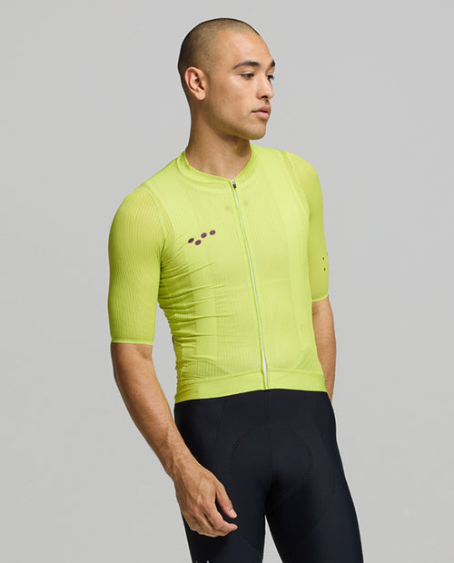 Pedla 車衣 BOLD Essential Air Jersey Electric Lime 男款 萊姆黃
