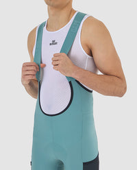 Café du Cycliste 口袋車褲 Eva V2 Cargo Bib Shorts Deep Water 男款 藍綠