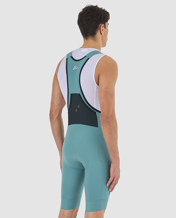 Café du Cycliste 口袋車褲 Eva V2 Cargo Bib Shorts Deep Water 男款 藍綠