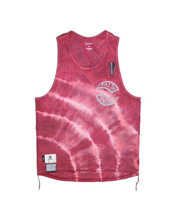 FLIPPOS 跑衣 FLIPPIES SINGLET AERO® (Men)渣染酒紅