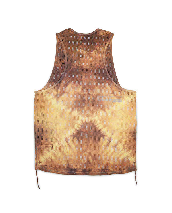 跑衣 FLIPPIES SINGLET AERO® (Women)紮染黃棕