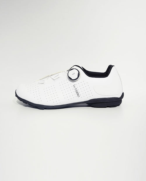 FABRO X FLR 單車硬底鞋 Letter WT White Rubber Sole 白