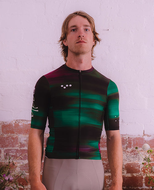 Pedla 車衣Floral Classic Jersey Garden Green 男款 綠